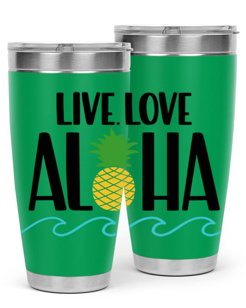 Live Love Aloha Style 30#- summer- Tumbler
