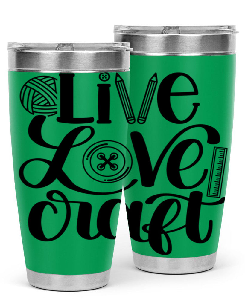 Live Love Craft 14#- crafting- Tumbler