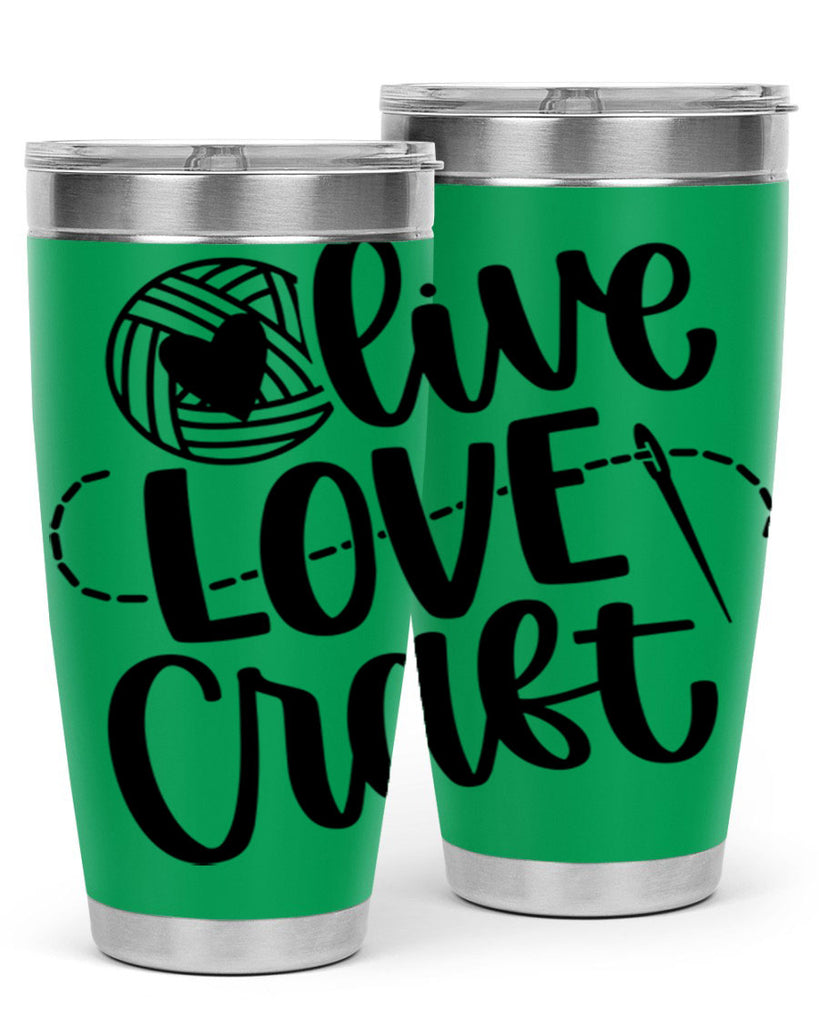 Live Love Craft 15#- crafting- Tumbler