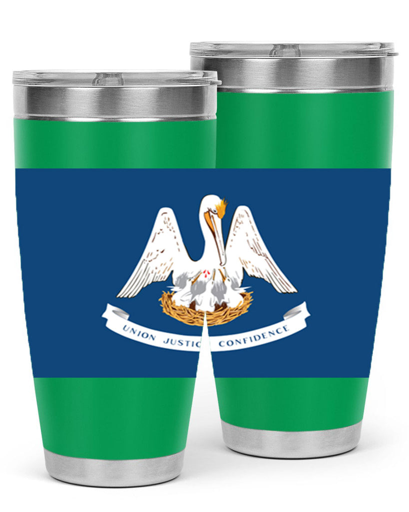 Louisiana 34#- Us Flags- Tumbler