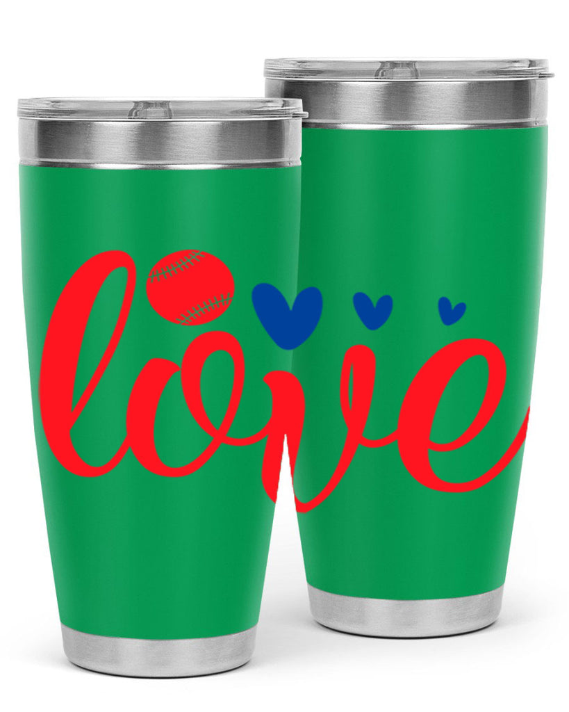 Love 2052#- baseball- Tumbler