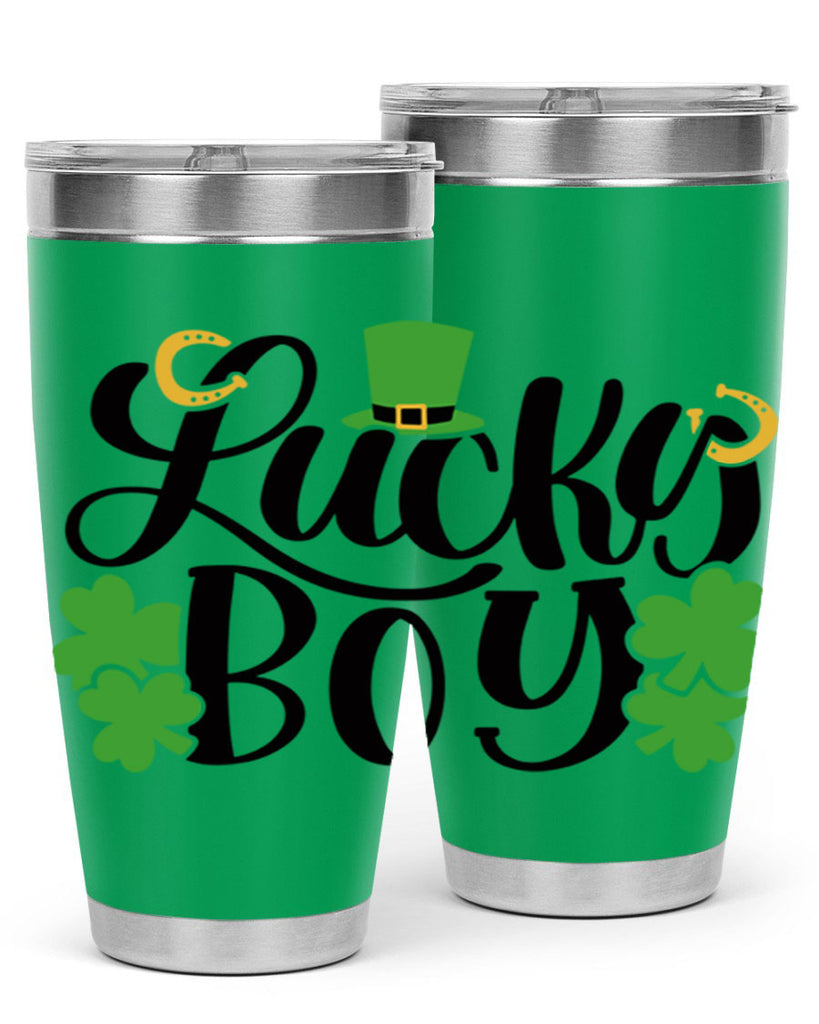 Lucky Boy Style 59#- St Patricks Day- Tumbler