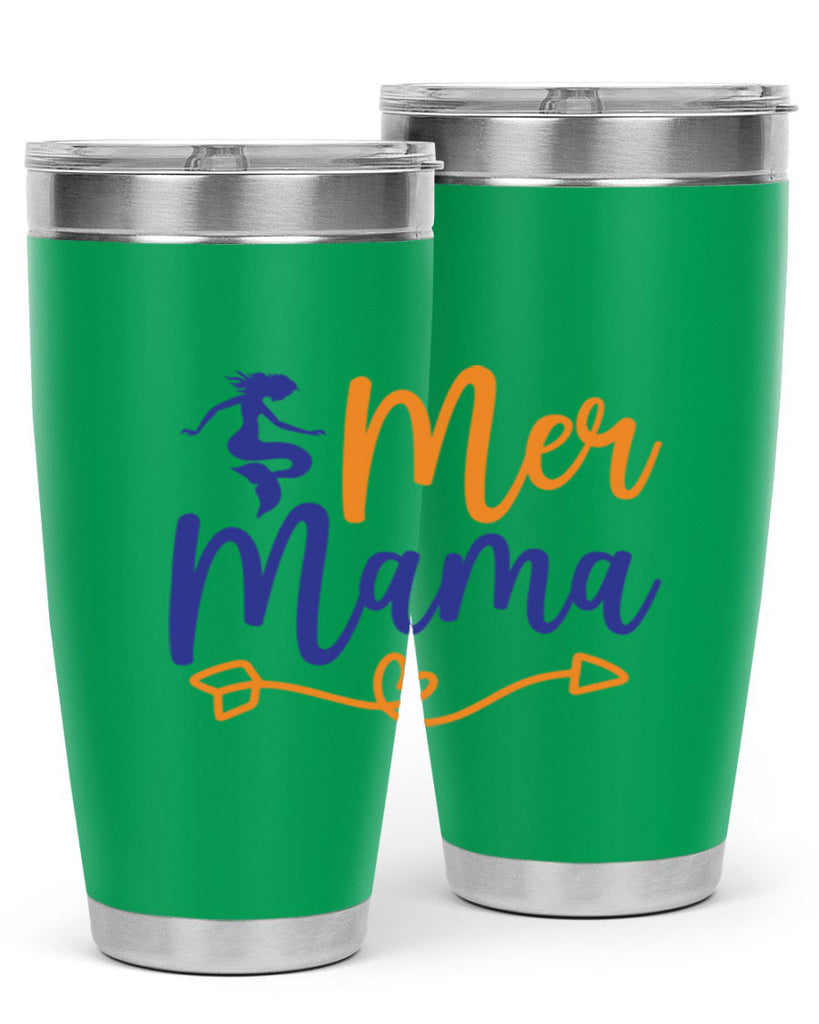 Mer Mama 331#- mermaid- Tumbler