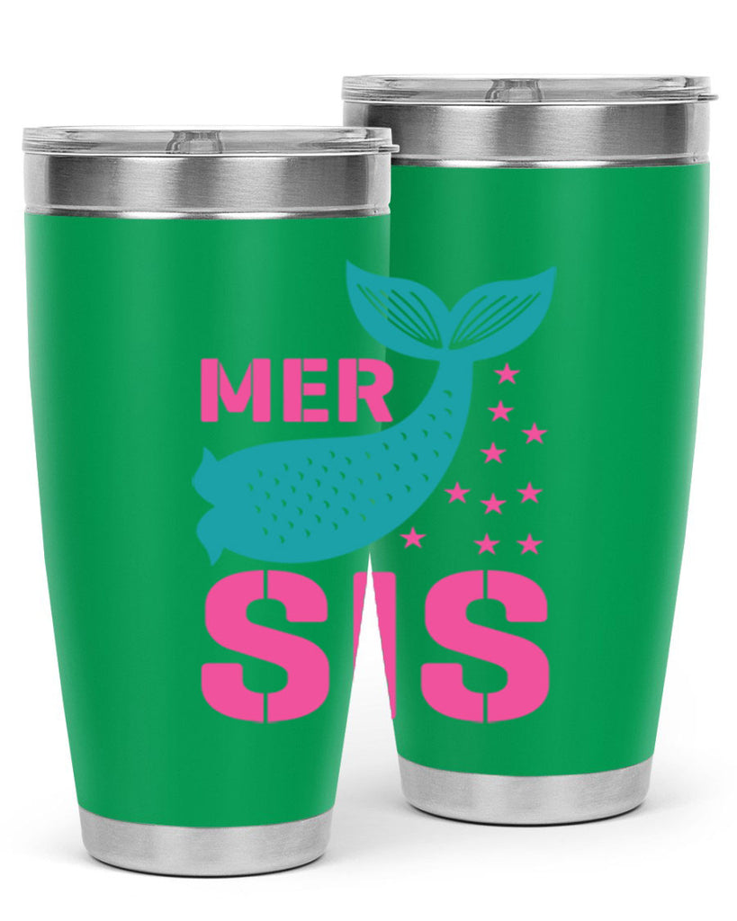 Mer Sis 345#- mermaid- Tumbler