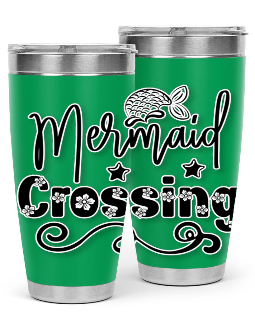 Mermaid Crossing 400#- mermaid- Tumbler