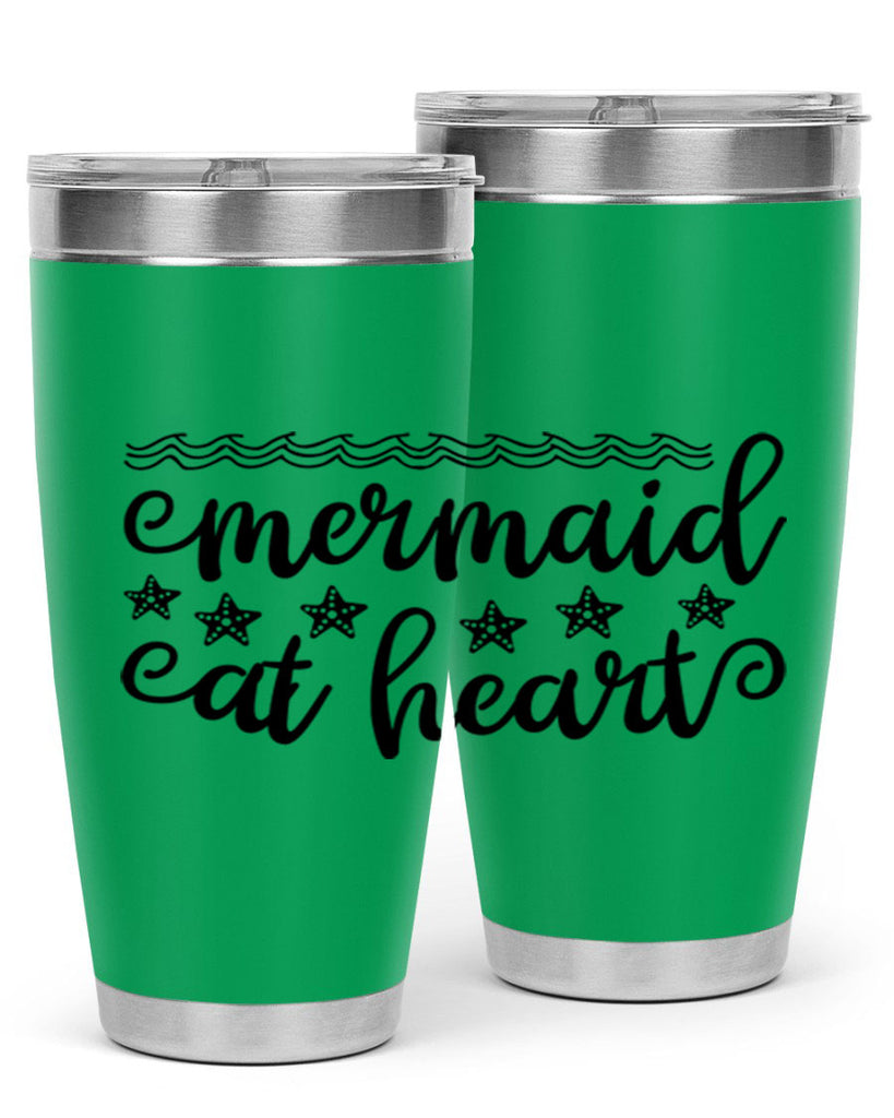 Mermaid at heart design 398#- mermaid- Tumbler