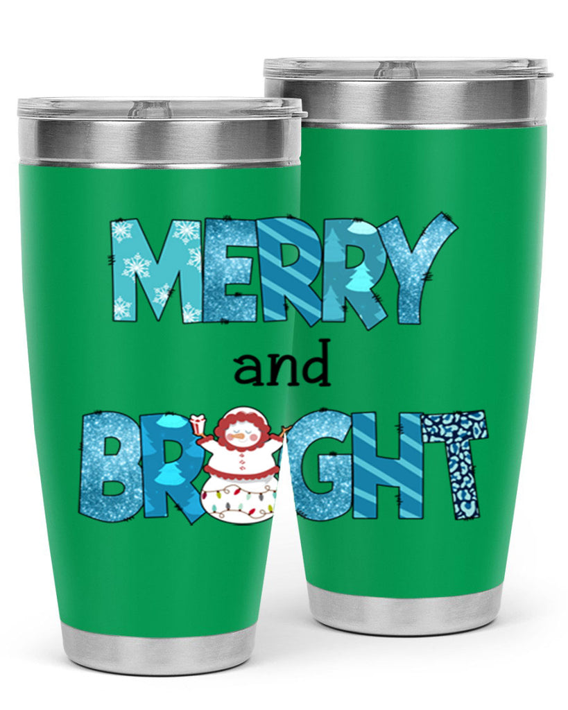 Merry and Bright 321#- winter- Tumbler