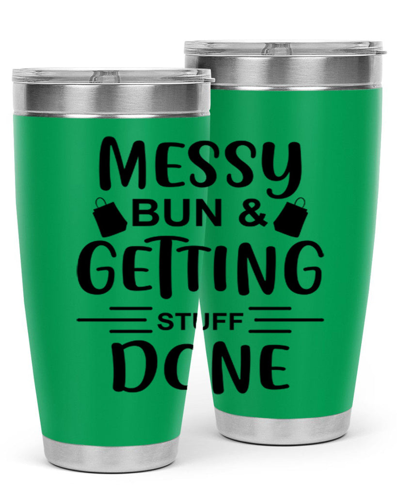 Messy Bun Getting Stuff Done 120#- fashion- Cotton Tank