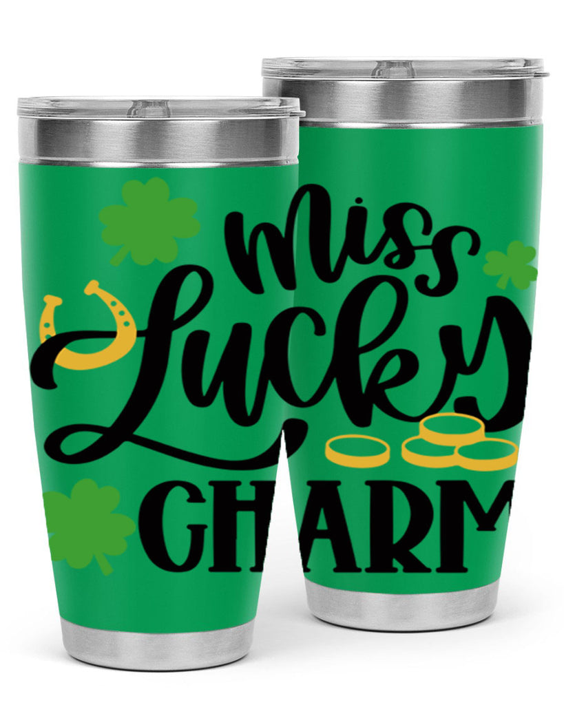 Miss Lucky Charm Style 47#- St Patricks Day- Tumbler