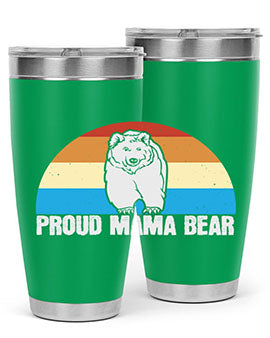 Proud mama bear 26#- Bears- Tumbler