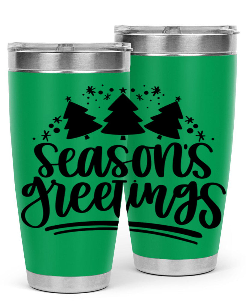 Seasons Greetings345#- winter- Tumbler