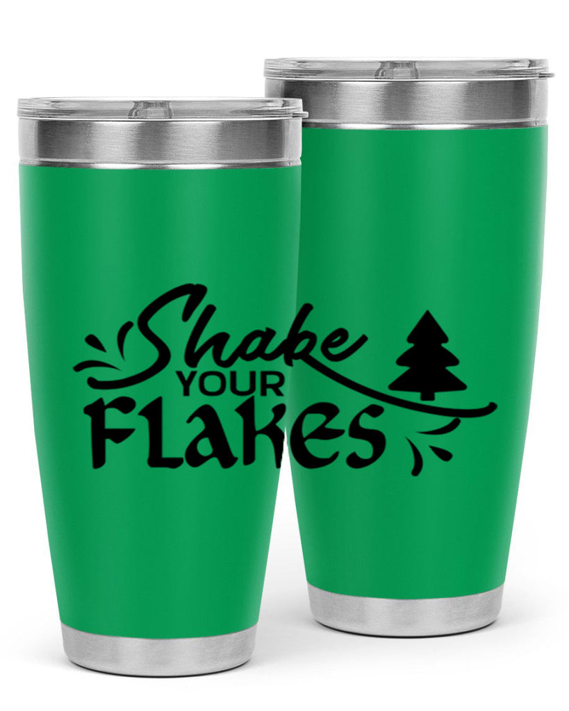 Shake Your Flakes 354#- winter- Tumbler