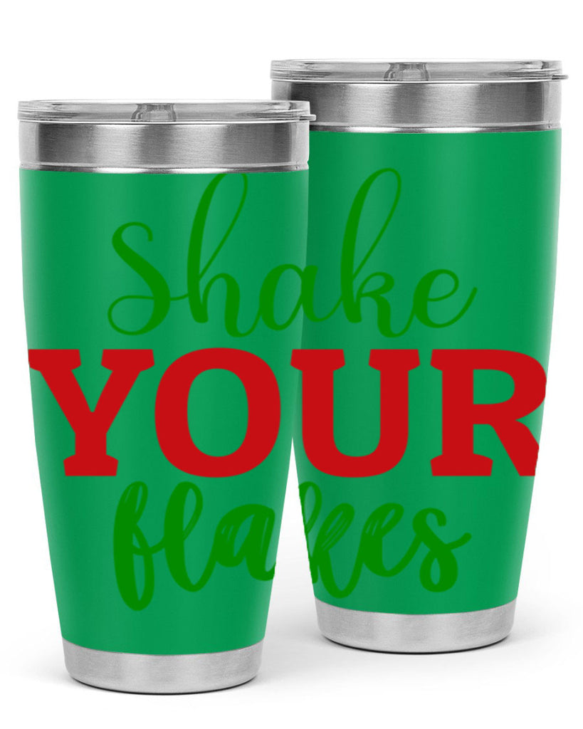 Shake Your Flakes 355#- winter- Tumbler