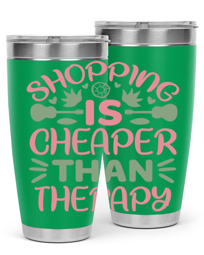Shopping Is Cheaper Than Therapy 143#- fashion- Cotton Tank