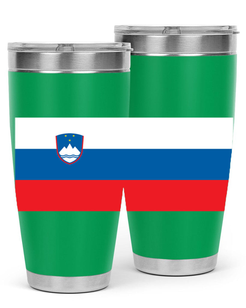 Slovenia 39#- world flags- Tumbler