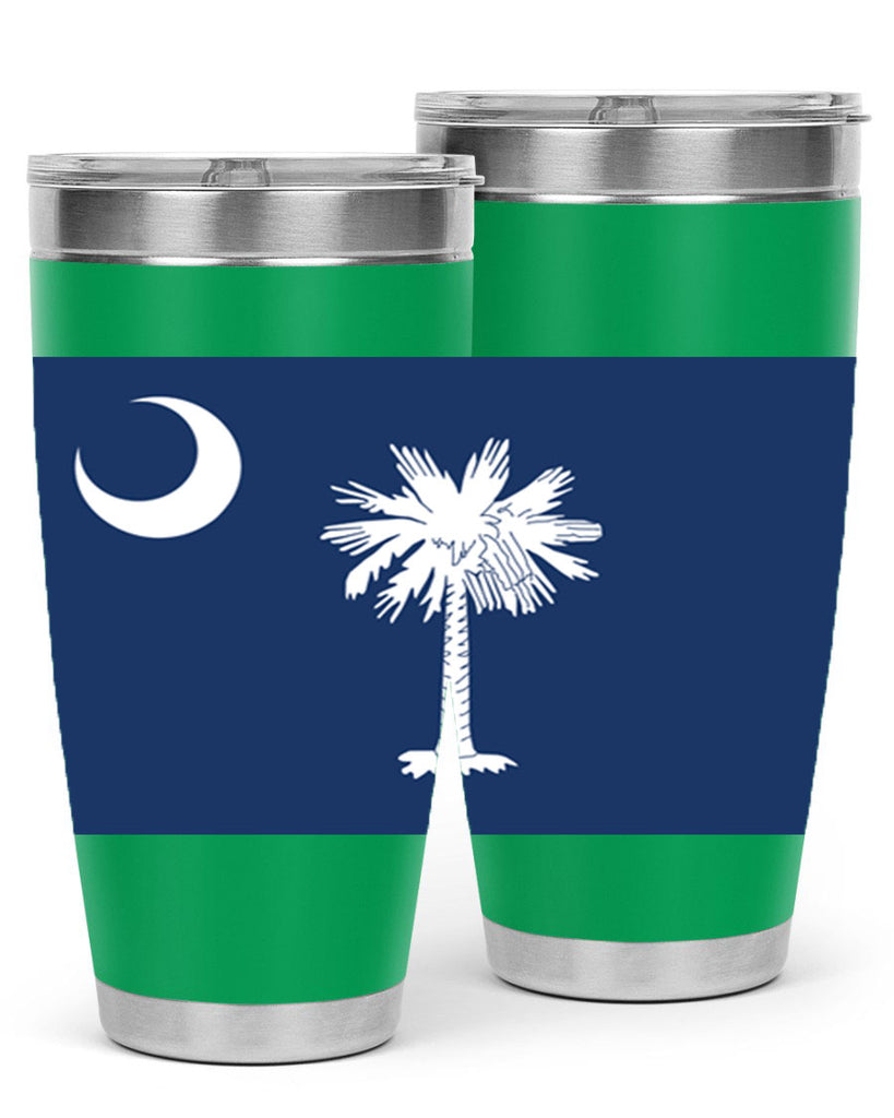 South Carolina 12#- Us Flags- Tumbler