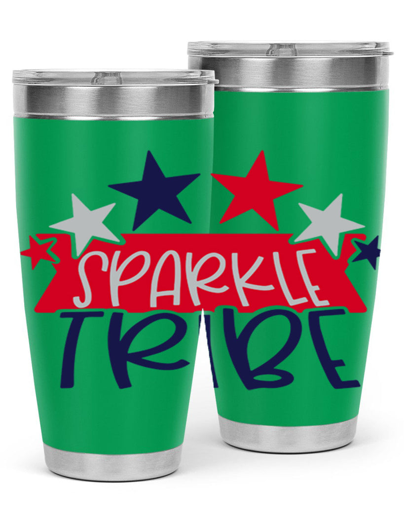 Sparkle Tribe Style 172#- Fourt Of July- Tumbler