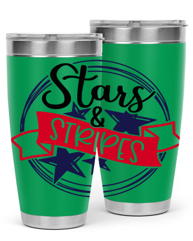 Stars StripeS Style 174#- Fourt Of July- Tumbler