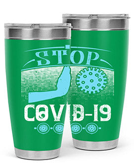 Stop covid Style 22#- corona virus- Tumbler