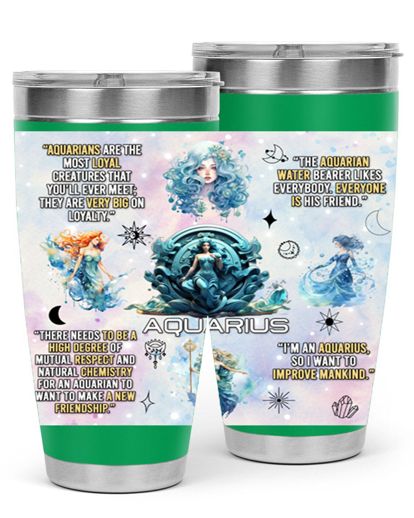 StraightAquarius 468#- zodiac- Tumbler