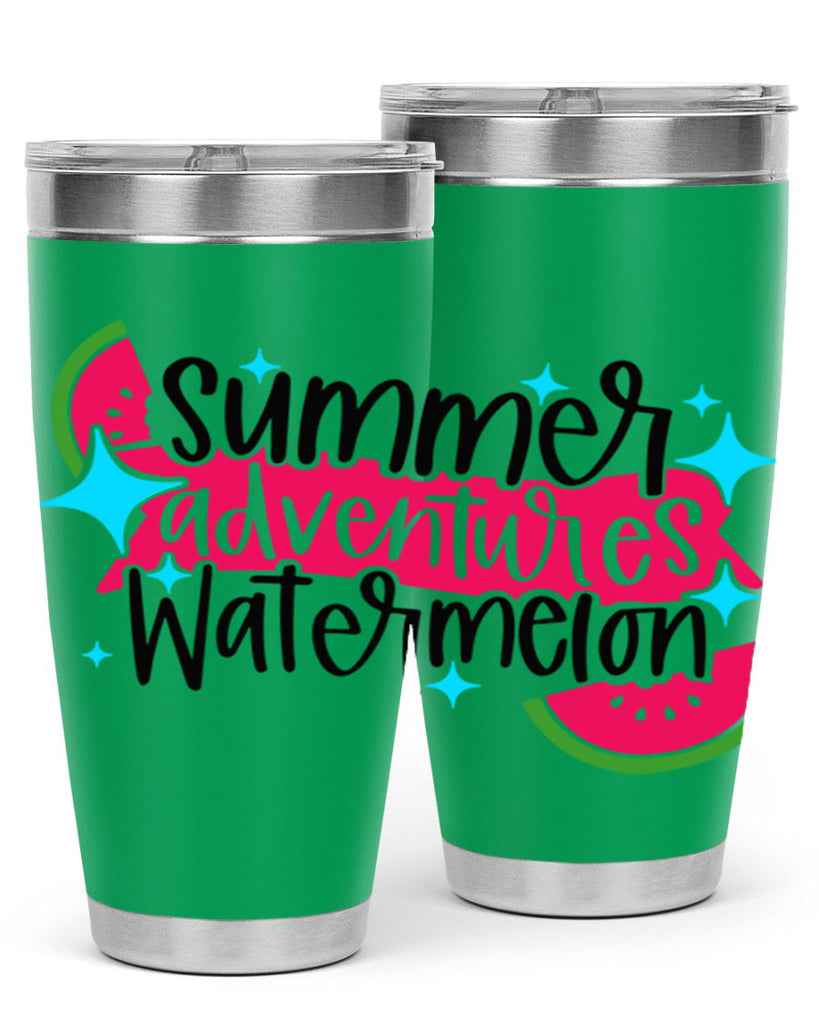Summer Adventures Watermelon Style 23#- summer- Tumbler
