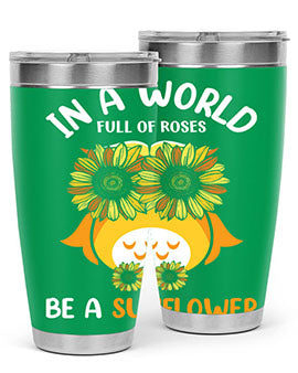 Sunflower Owl In A World A TurtleRabbit 18#- owl- Tumblers