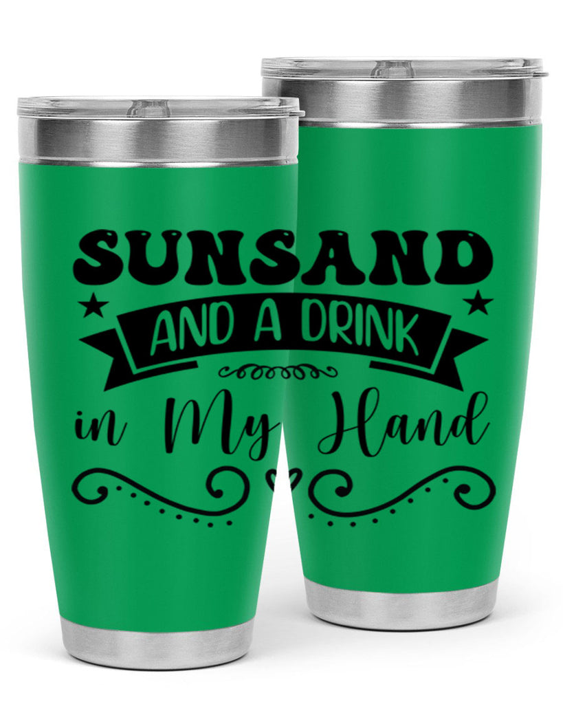 Sunsandandadrinkin 484#- zodiac- Tumbler
