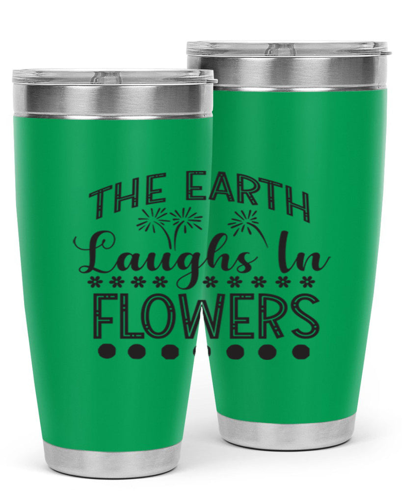 The earth laughs in flowers 533#- spring- Tumbler