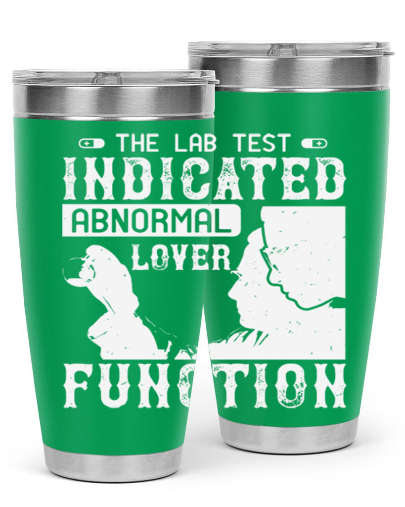 The lab test indicated abnormal lover function Style 22#- medical- tumbler