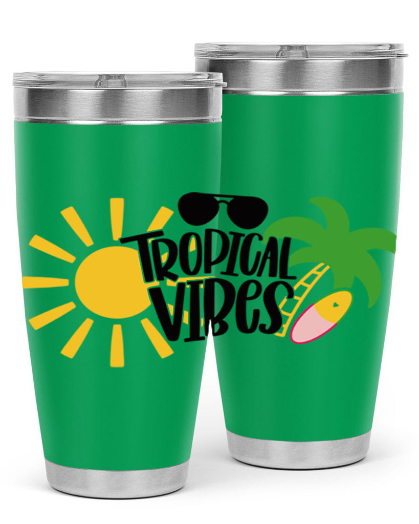 Tropical Vibes Style 9#- summer- Tumbler