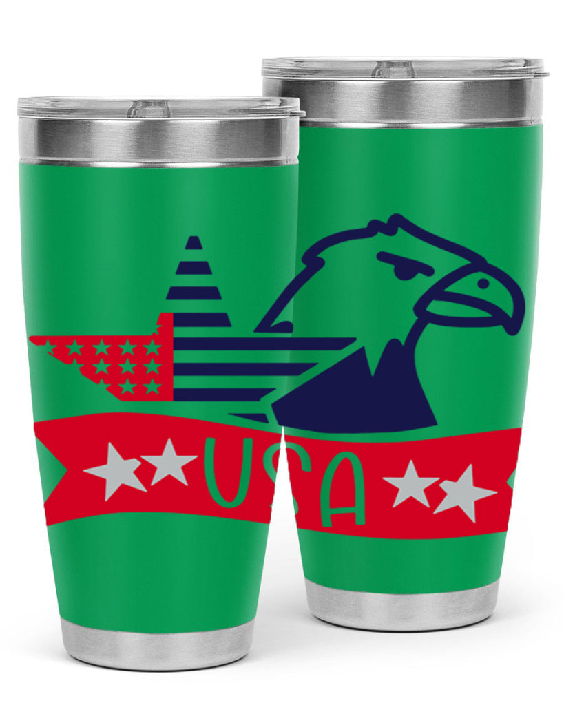 USA Style 182#- Fourt Of July- Tumbler