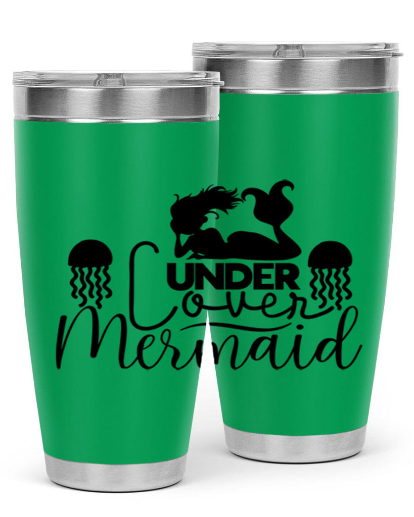 Under Cover Mermaid 642#- mermaid- Tumbler