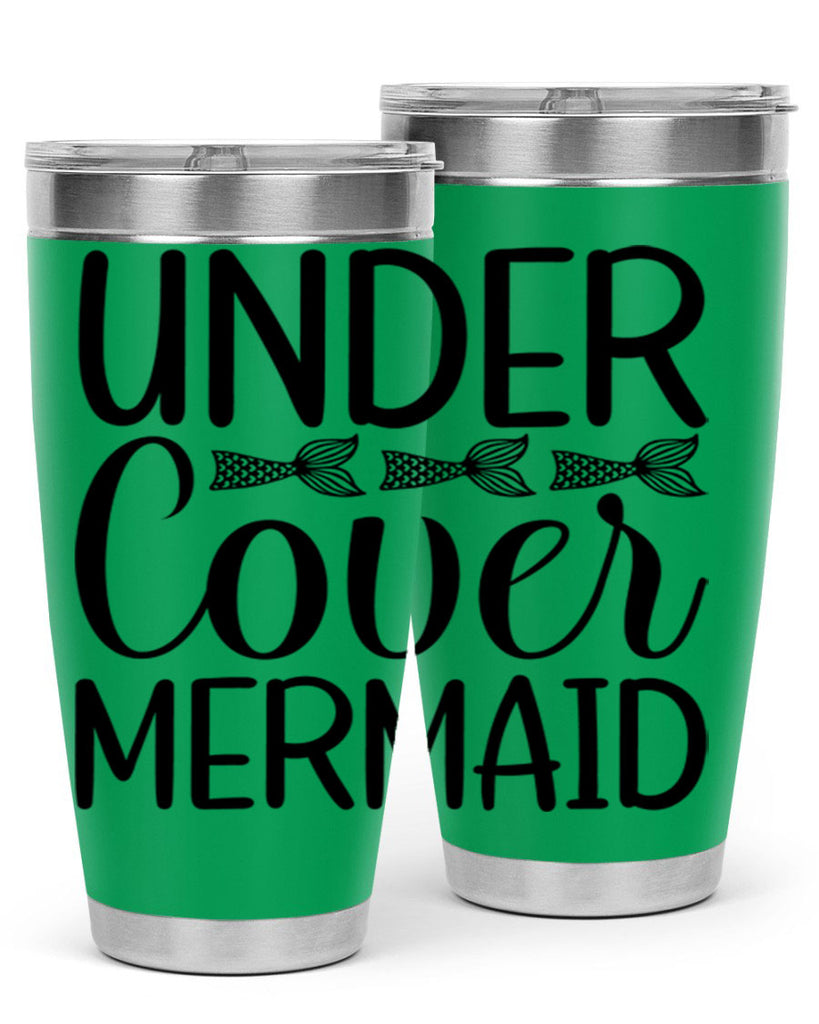 Under Cover Mermaid 647#- mermaid- Tumbler