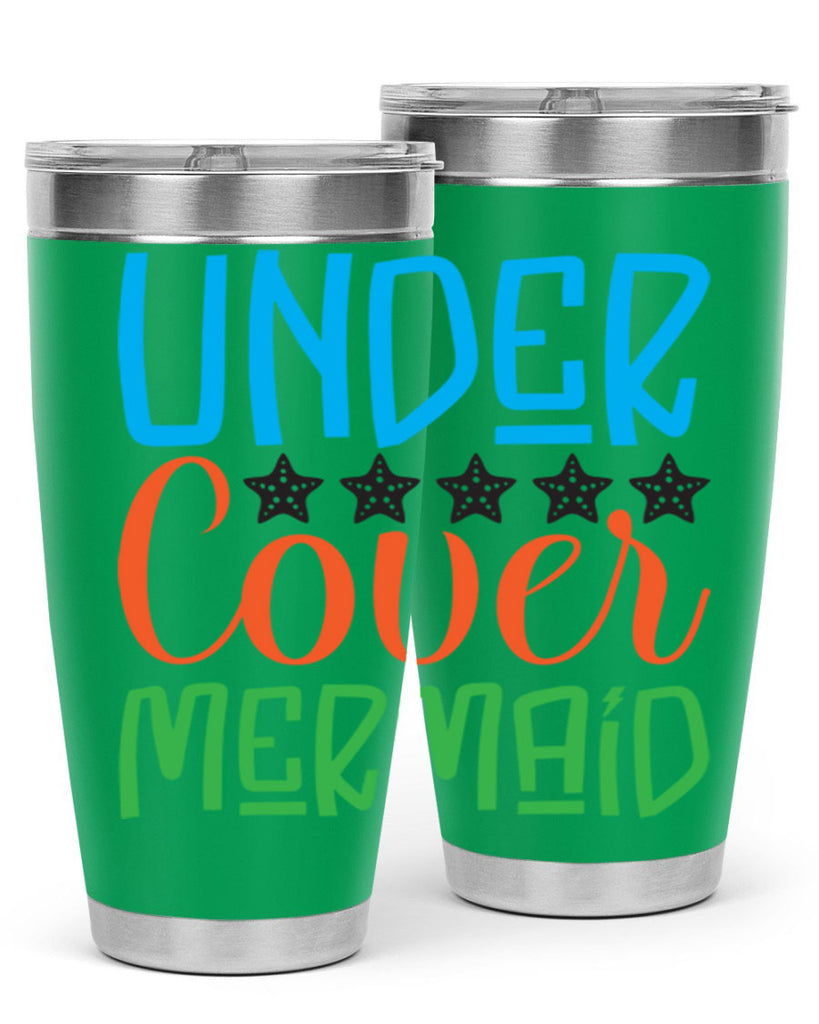 Under Cover Mermaid 648#- mermaid- Tumbler