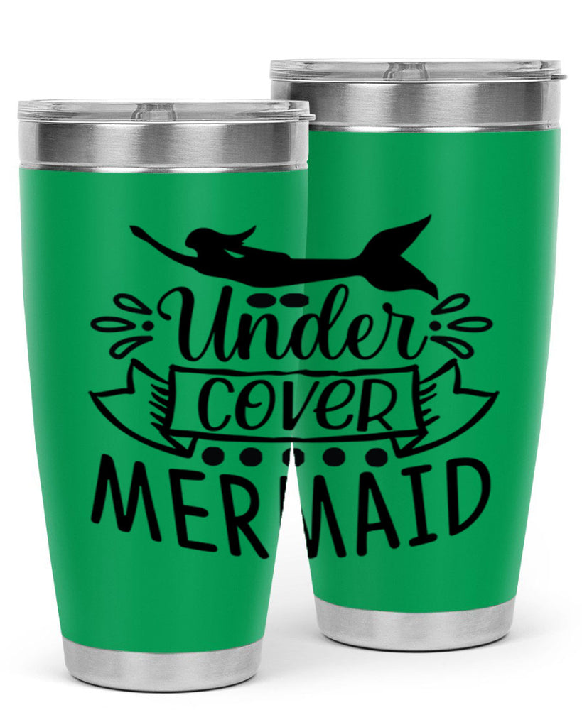 Under cover mermaid 645#- mermaid- Tumbler