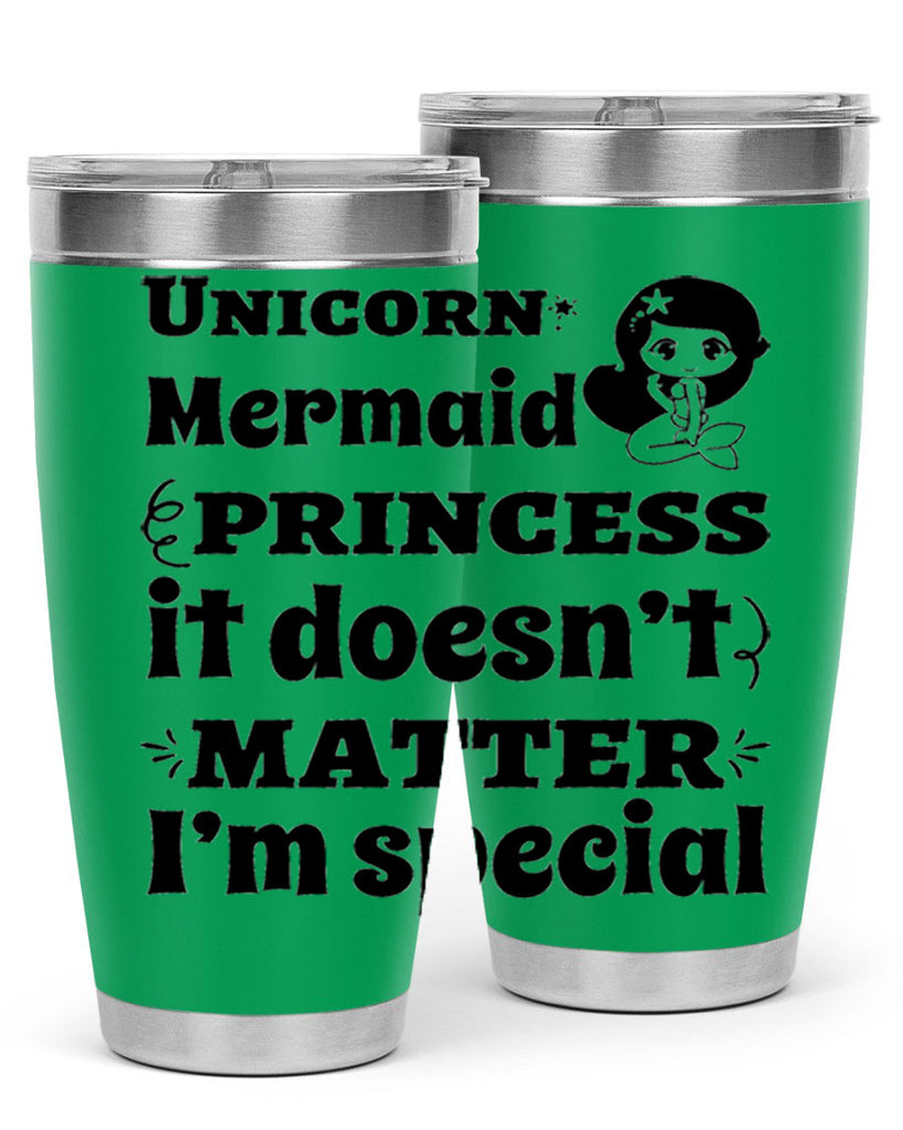 Unicorn Mermaid princess it doesnt 661#- mermaid- Tumbler