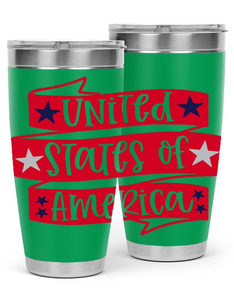 United States Of America Style 177#- Fourt Of July- Tumbler