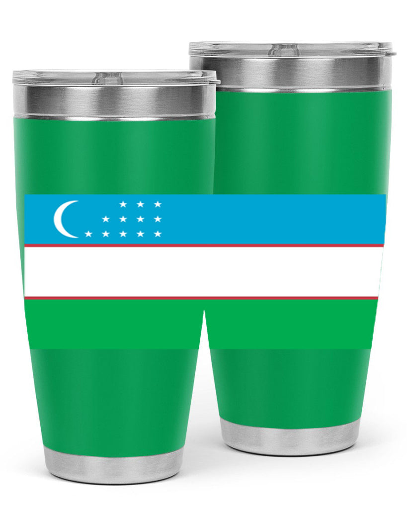 Uzbekistan 8#- world flags- Tumbler