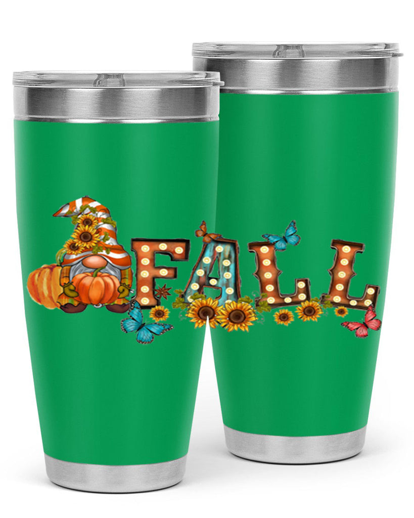 VintageFallGnome 626#- fall- Tumbler