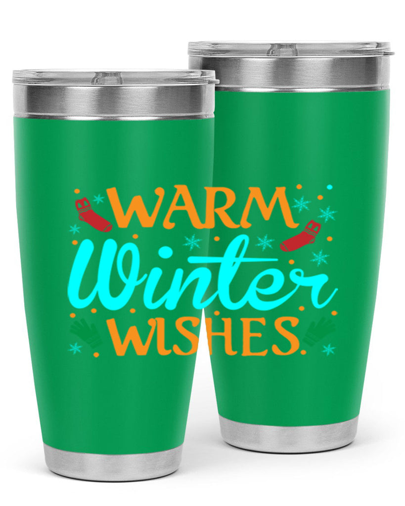 Warm Winter Wishes 465#- winter- Tumbler