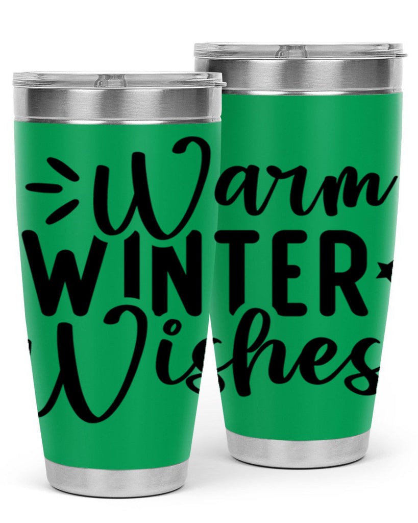 Warm Winter Wishes459#- winter- Tumbler