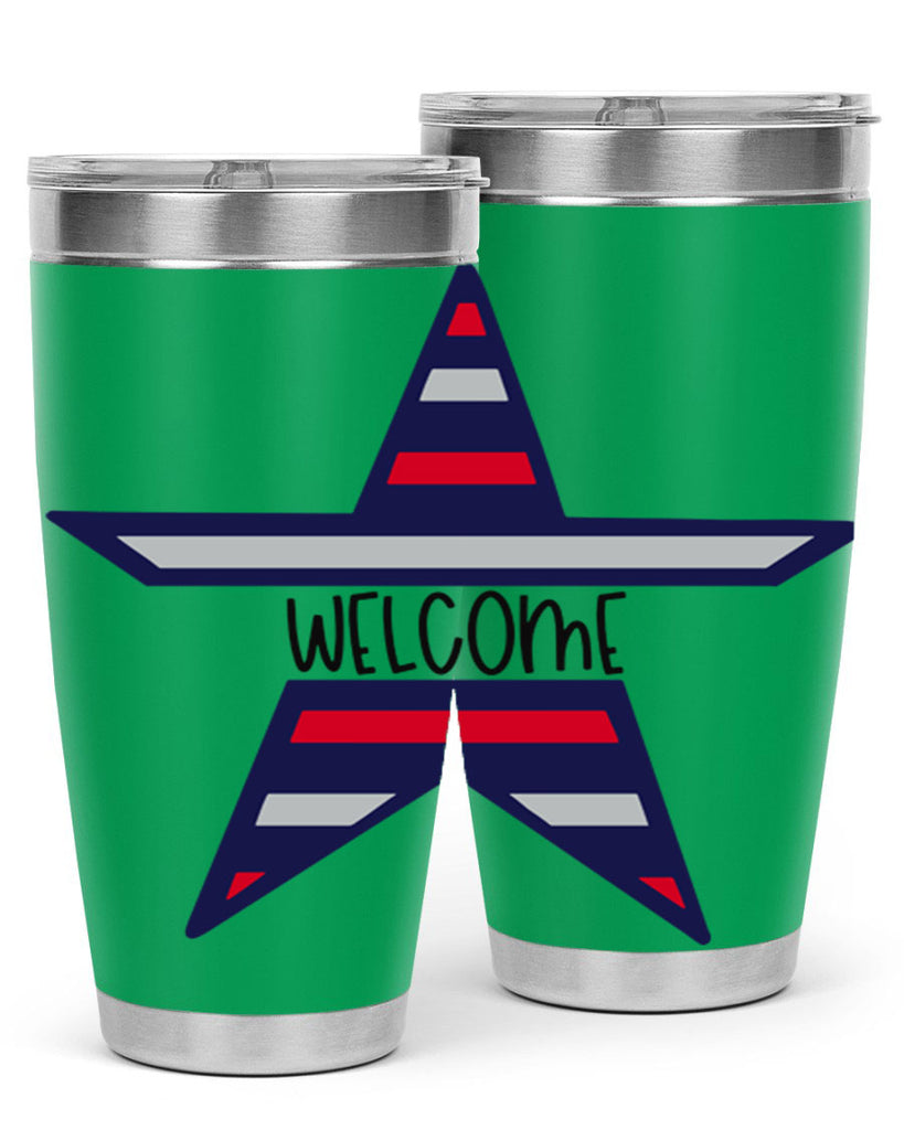 Welcome Style 186#- Fourt Of July- Tumbler