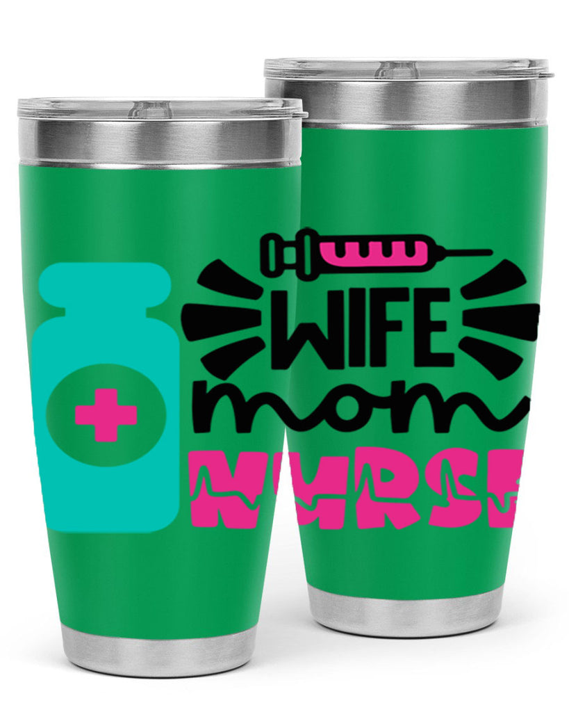 Wife Mom Nurse Style Style 10#- nurse- tumbler