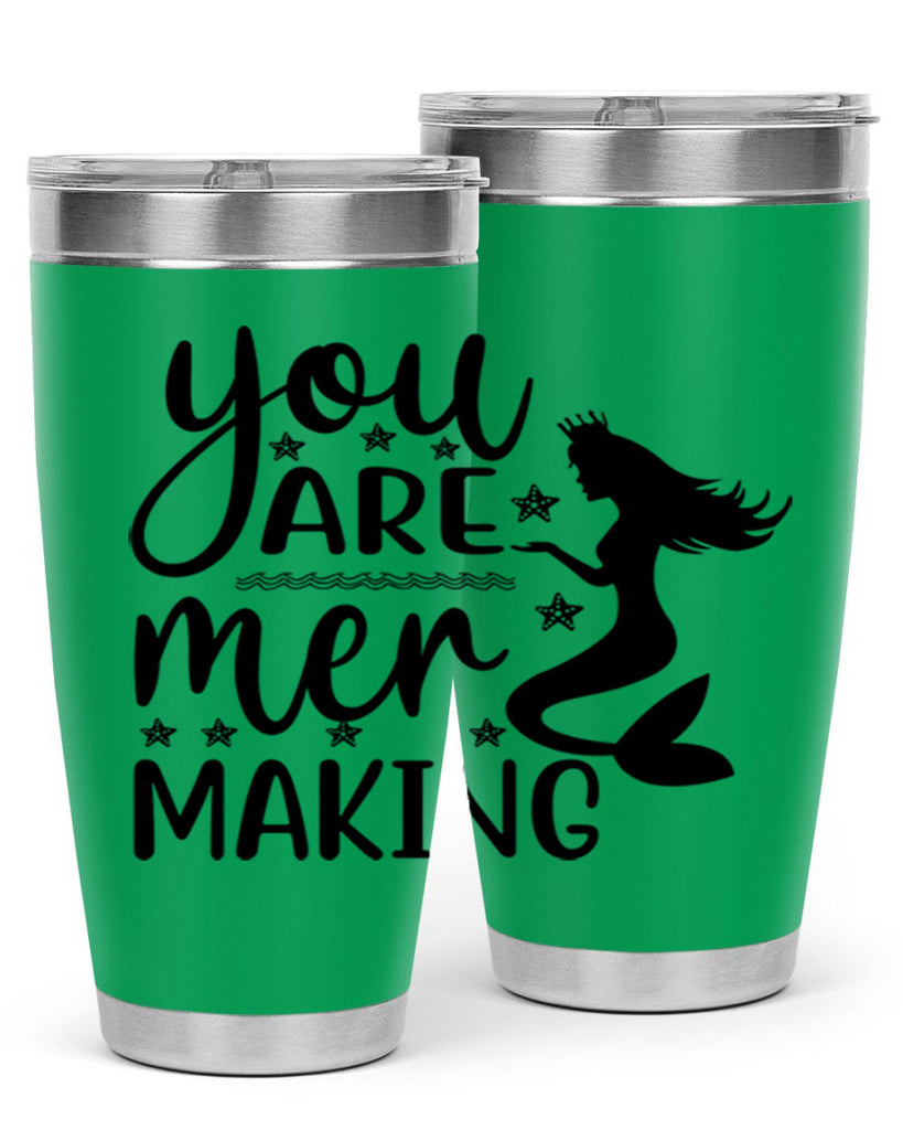 You are mer making 684#- mermaid- Tumbler