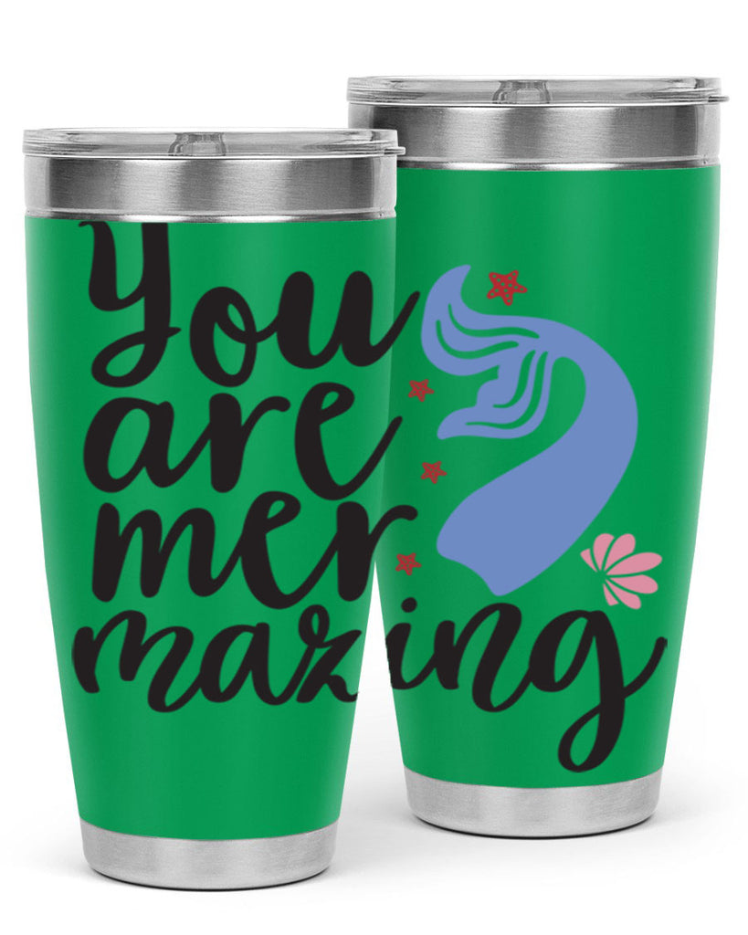 You are mermazing 681#- mermaid- Tumbler