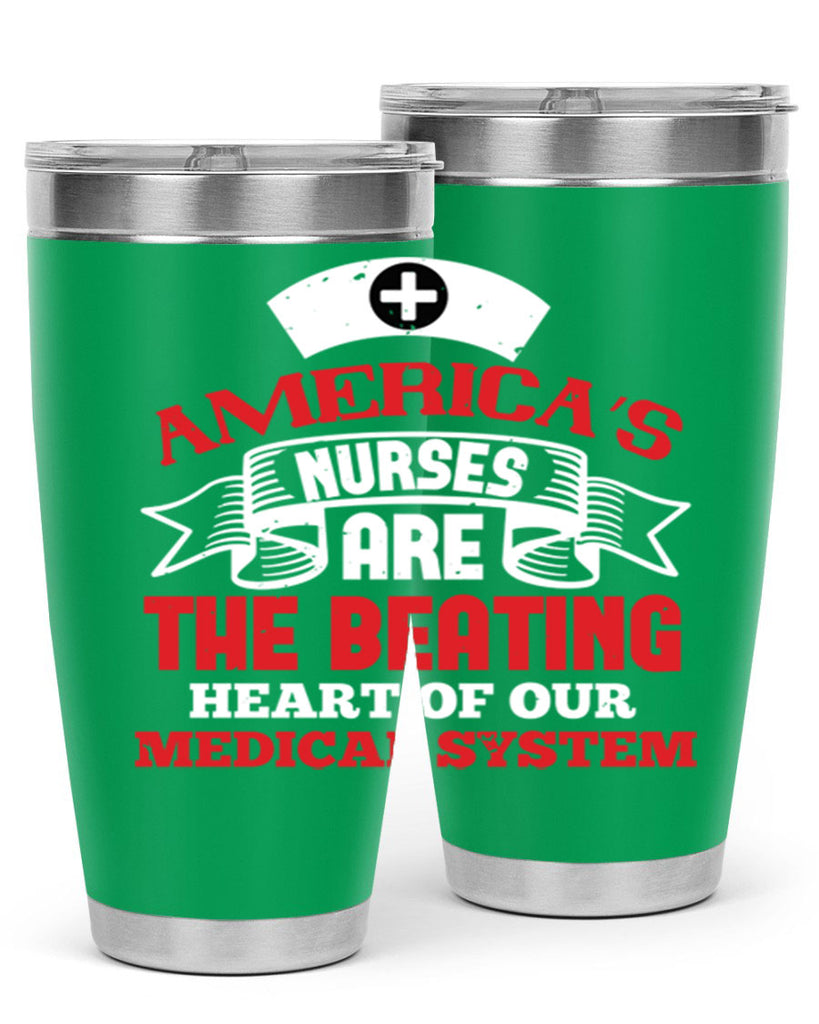 americas nurses are Style 295#- nurse- tumbler
