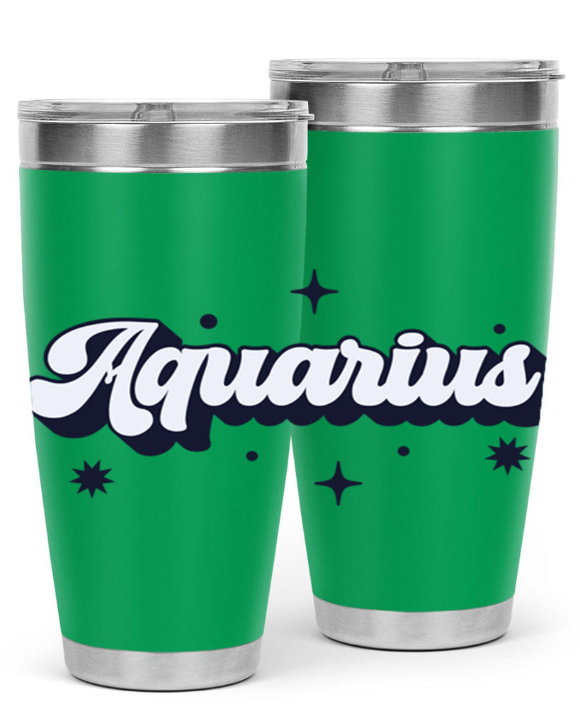 aquarius 82#- zodiac- Tumbler