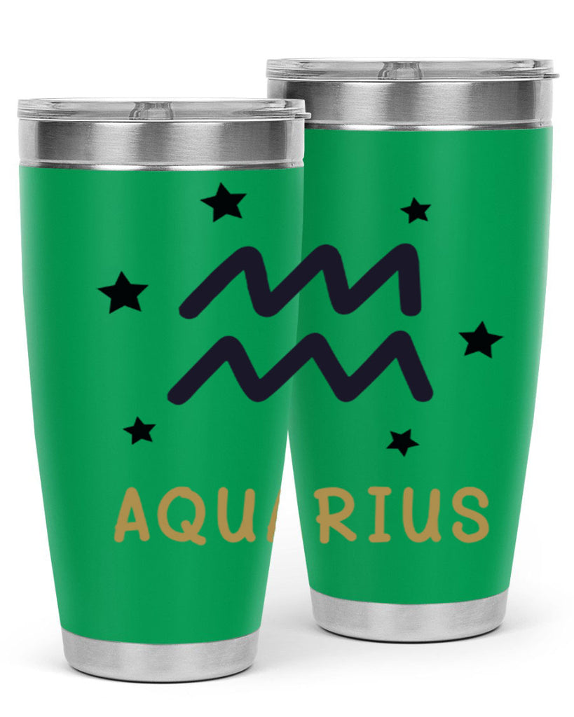 aquarius 83#- zodiac- Tumbler
