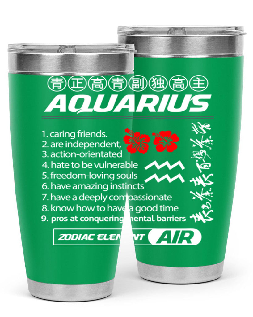 aquarius 85#- zodiac- Tumbler
