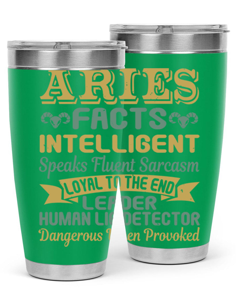 aries 123#- zodiac- Tumbler